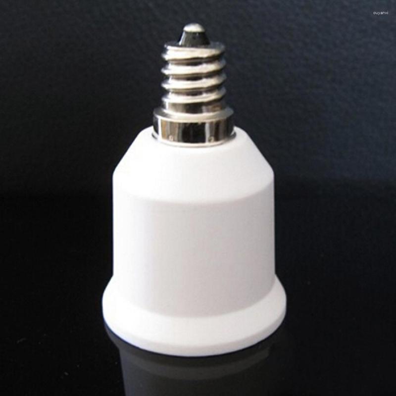 Supports de lampe convertisseur en plastique ignifuge E12 à E26/E27 adaptateur douille de Conversion support d'ampoule