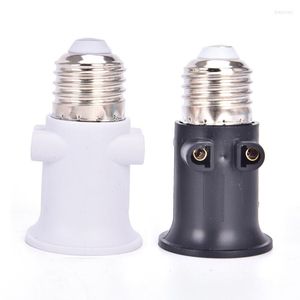 Lamphouders Hoge kwaliteit 1 PBT PBT Fire Oid E27 Bulb -adapterhouder Base Socket Conversie met EU -plug 2022