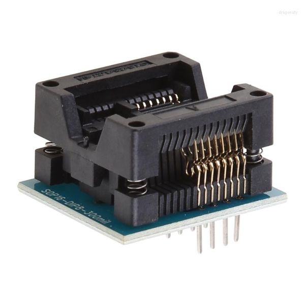 Supports de lampe SOP16 à DIP8 adaptateur 300mil Socket IC programmeur pour EZP2010 EZP2013 RT809F CH341A