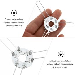 Lamplampenkap Clips Accessories Accessory Clip Support Shade Diy Buckled Fixing Lighting Armatures Covershades Springhouder
