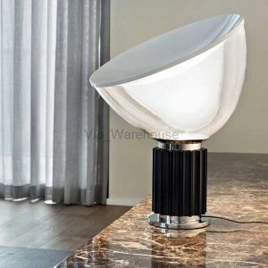 Lampen Italiaanse flos ontwerper Glazen tafellamp LED Radar Desk verlichting voor woonkamer, slaapkamer, bed in moderne stijl
