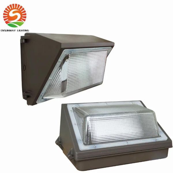 Lámparas LED Wall Pack 100W 120W Lámpara de pared de 110 lm/W Kits de modernización Pack Packing Lights Light Shoxbox Light UL DLC