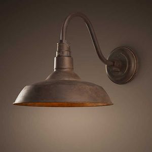 Lampes Rétro Vintage Applique Murale Loft Industriel Rouille Style Américain Extérieur Intérieur Lumière Luminaire Couloir Aisel Bar ÉtancheHKD230701