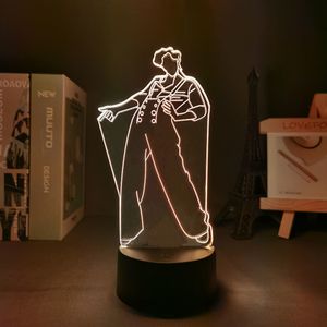 Lampen tinten kunst abstract Harry figuur 3d night light touch projectie stijl display geschikt voor geschenken kinderen kamer decoratie bedlamp 230411