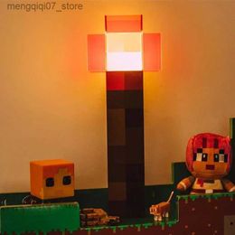 Lampen Shades Brownstone Zaklamp MC Creatief speelgoed Nachtlampje Oplaadbaar Slaapkamer Nachtkastje Decoratie Kinderspel Lichtcadeau L240311