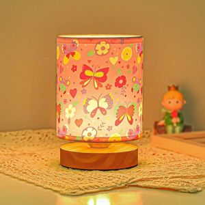 Lampes nuances dessin animé table lampes mignonnes lumières nocturnes enfants garçons filles chambre à coucher décoration de couches lumières usb charge y240520gevp