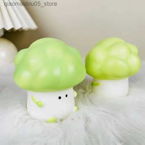 Lampes nuances mignon chou LED Night Light Touch Capteur Timing Light Childrens Gift Home Chedside Table Decoration Silicone Night Light Q240416