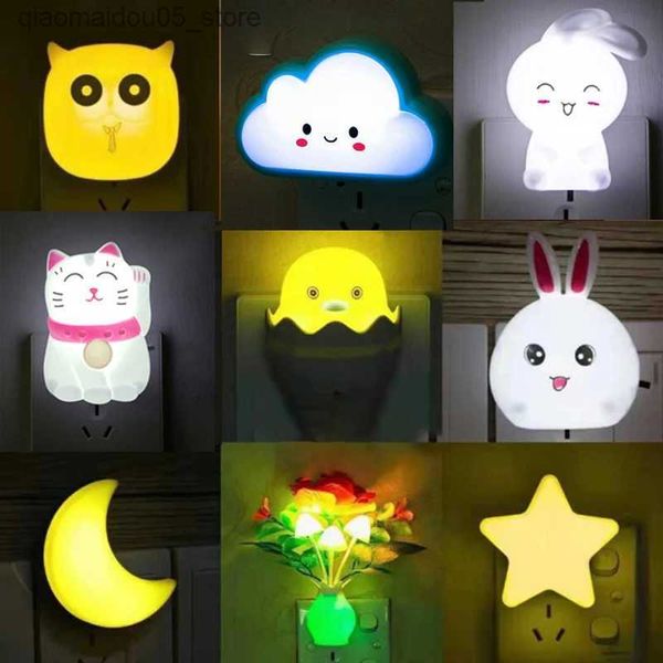 Lampes nuances de fantaisie LED mignon de lampe de lune mignon lampe de lune de la lampe de la lampe de la lampe de la lampe d'étoile 110V Us 110 V lampe à LED pour décoration de chambre à coucher lampe nuage Q240416