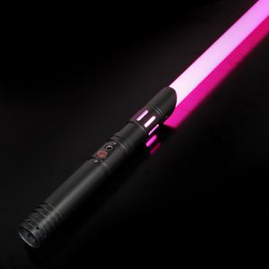 Lampes Shades LGT Lightsaber RGB Xenopixel Proffie Metal Hilt Heavy Dueling Light Saber avec 12 polices sonores Sensitive Smooth Swing 230613