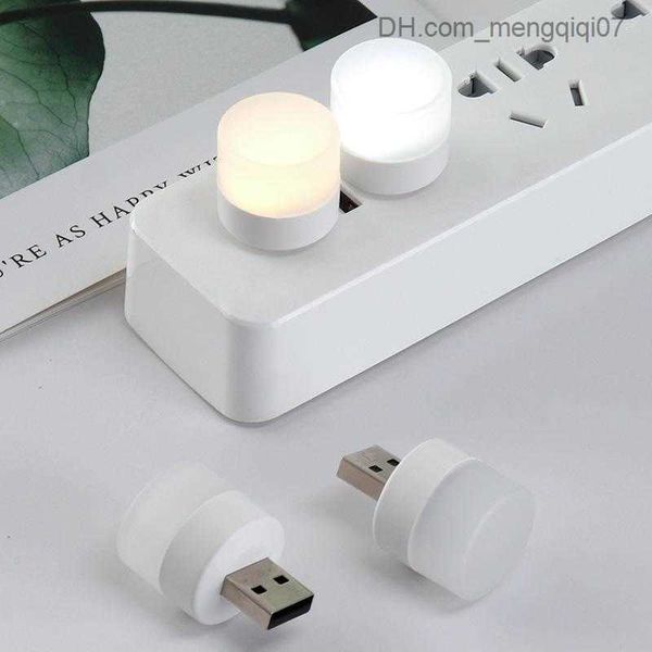 Lampes Abat-jour Veilleuses Portable Led Prise USB Mini Veilleuse Lampe De Chevet Prise Enfant Bébé Protection Des Yeux Éclairage Lecture Économie D'énergie Z230805