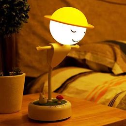 Lampes Stades Scurecrow Night Light Table Lampe pour les enfants Childrens Children Kids Lampka Nocna DLA Dzieci Decoration Luces LED PARA HABITACION Y240520Y4O2