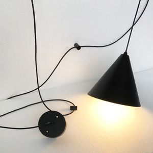 Lamps Shades Wall Sconce Hanging Light Fixture Modern Long Wire Design Led Pendant Lights Geometric Lamp for Living Room Bedside 230411