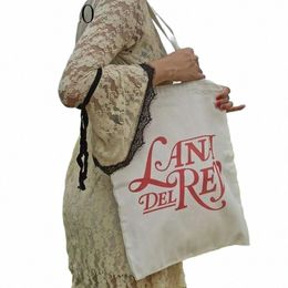Lana Del Rey Logo Print Graphic Shop Sac Fi Handbags Canvas Sacs For Women Shopper Large Hand Sacs à main