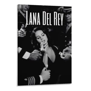 Lana Del Rey Affiche Superstar Chanteuse Portrait Mur Art Toine Impressions Decoratives Paindre décor de chambre à coucher de la peinture décorative