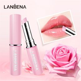 LANBENA Caméléon Baume À Lèvres Rose Hydratant Naturel Nourrissant Lissant Lèvres Soin Longue Durée Des Lèvres