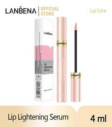 Lanbena Making Lipstick Lip Lightening Serum Cherry Hydrating Retirez les lèvres roses mélanines de longue durée
