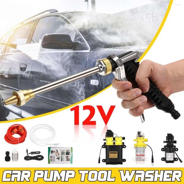 Lance 12V voiture laveuse haute pression électrique laveuse pompe de lavage ensemble Portable Auto Kit outils