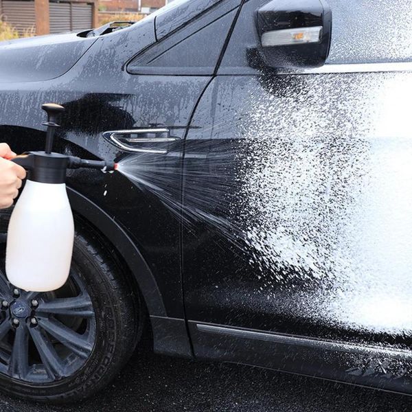 Lanza herramientas de lavado de espuma para coche, generador de boquilla de nieve, superficie de ventilador grande, accesorios de limpieza de ventanas de automóvil