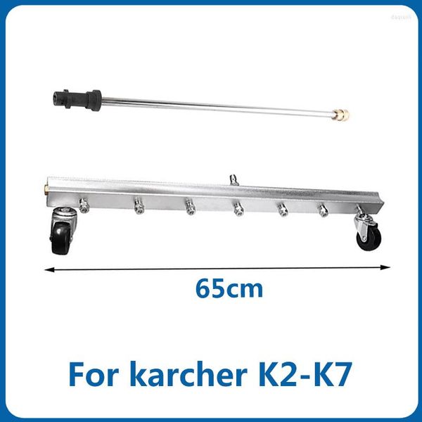 Lance nettoyeur haute pression laver le fond de la laveuse à Jet de voiture pour Karcher K2K3 K4 K5 K6 K713 pouces outils de nettoyage de balai d'eau