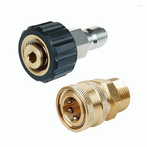 Ensemble d'adaptateurs pour nettoyeur haute pression, Kit de connexion rapide, pivotant M22-14 Mm à 3/8 pouces, 5000 PSI, accessoires de lavage de voiture