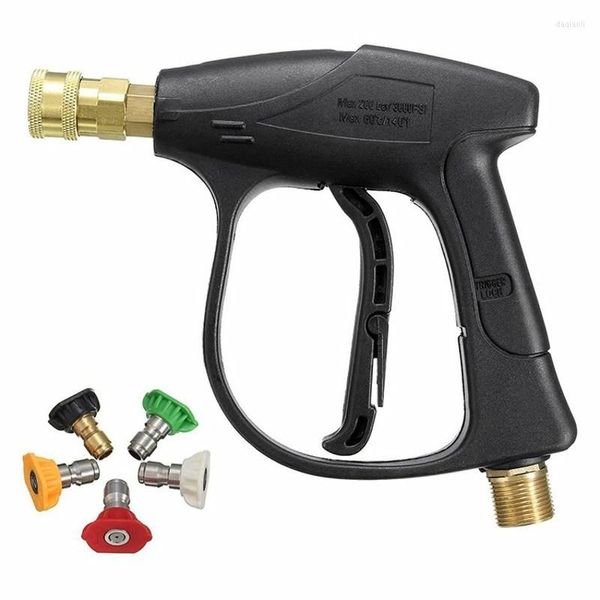 Pistola de lavado de alta presión Lance 3000 PSI Max con boquillas de conexión rápida de 5 colores Conector de manguera M22 3.0 TIP