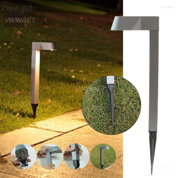 Lámpara de césped de paisaje, suelo impermeable, iluminación Solar de jardín, luces Led para el hogar, patio, entrada, decoración al aire libre