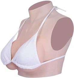 Lans siliconen borstplaat crossdresser borst vormt b-g cup voor transgender cosplay borstplaten katoen voor drag queen7162710