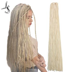 28 pouces de long ZIZI cheveux Crochet tresses Extensions de cheveux faisceaux petite torsion redoute cheveux cheveux synthétiques tressage LS09