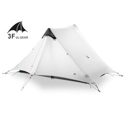 LanShan 2 3F UL GEAR 2 Persoons 1 Persoon Outdoor Ultralight Camping Tent 3 Seizoen 4 Seizoen Professionele 15D Silnylon Stangloze Tent T17477474