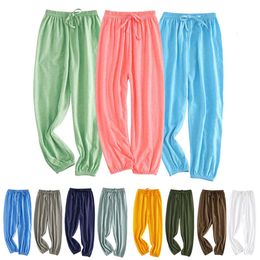 Lantern lâche coton Vêtements d'été enfants à la maison Air climatisation vêtements de danse Pantalon L2405