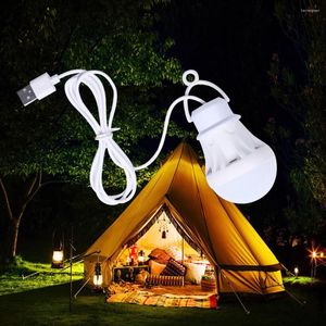 Lanterne Portable lampe de Camping Mini ampoule 5V USB puissance livre lumière lecture étudiant étude Table Super lumineuse pour