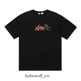 Lanvin Top-Qualität Herren-Engel-T-Shirts mit kurzen Ärmeln, Palmen-Stickerei, Anti-Falten-Mode, lässige Herrenbekleidung, T-Shirts, Lanvin-Hemd 778 221 945