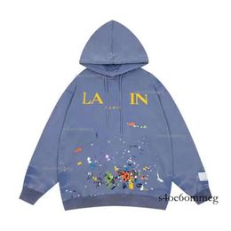 Lanvins Shirt Man Lanvins Hoodie Lanvins Shirt Lanvins Jacket Lanvins Clothe Mens Hoodie Designer Sweatshirt Sudaderas Felpa Felpe Sweater Man Womens 632