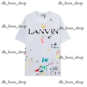 Lanvis Polo Shirt Men's Plus T -stukken LAVINES SHIRT Borduurde Designer Drukte Polar Style Wear met straat Zuivere katoen angst voor ESS Dames T -shirts LAVINES HOODIE 949