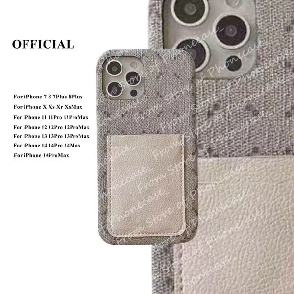 Estuches para teléfonos de diseño Retro DoubleG para iPhone 16 15 14 13 12 11 Pro Max 15pro 14pro 13pro 12pro X XR XS XSMax 7 8 plus Estuche clásico para tarjeta tipo billetera con caja con logotipo