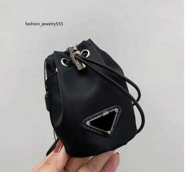 LANYARDS Luxury Women's Key Ring Bag Mobile Phone Bags Crossbar's Mini Bag Cadena larga Correa de hombro Messenger Bag Drawstring Handbag Carrel Carril Anillo de llave