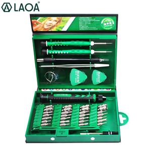 Laoa 38 in 1 Schroevendraaiers Set Precisie Schroevendraaier Bit Set Laptop Mobiele Telefoon Reparatie Tools Kit Nauwkeurige Schroeven Driver Handgereedschap LJ200815