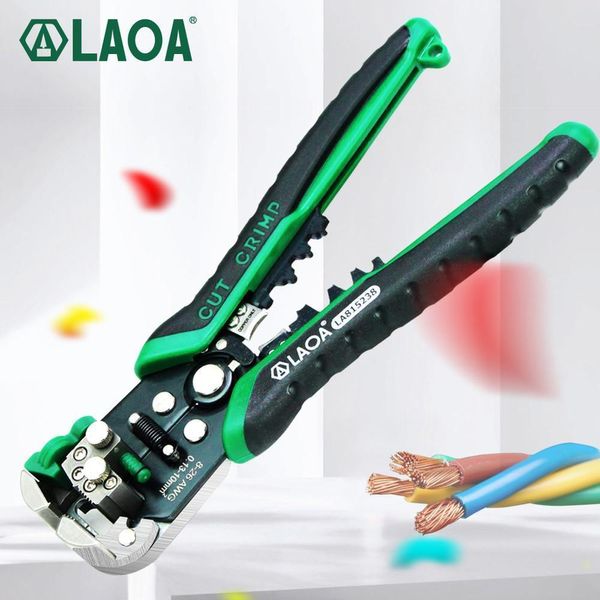 LAOA Herramientas automáticas de pelado de cables Alicates de corte de cables Herramientas de pelado de cables eléctricos para engarce de electricista Hecho en Taiwán Y200321