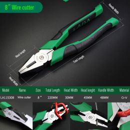 Laoa Brand Wire Cutter Japan Type Lange neus tang Cr-V Viskangen visgereedschap Staaldraad Zijknipper