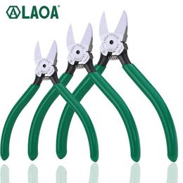 Alicates de plástico LAOA CR-V 4.5/5/6/7 pulgadas Joyas de cable de alambre eléctrico Snips laterales de corte Herramientas manuales Herramienta de electricista