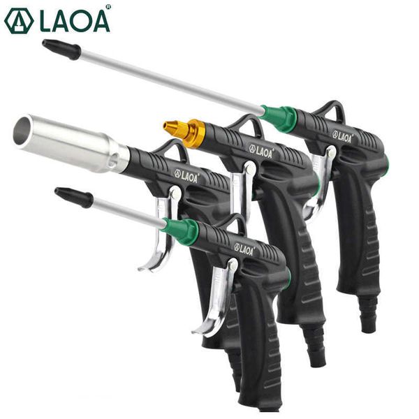 LAOA Haute Pression En Alliage D'aluminium Soufflette Air Jet Professionnel Outils De Nettoyage Poussière 210719