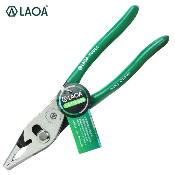 LAOA multifonction Cr-Mo Slip Joint Pince Clé à tuyau Pince de verrouillage Coupe-fil HRC58 Y200321