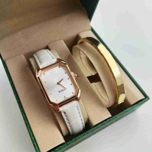Laojia dezelfde tweedelige set horloge mode godin armband waterdichte kwarts damesvierkant