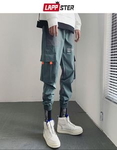 Lappster Hip Hop Joggers Pantalons Men 2020 Mens Japonais Streetwear Harem Pantal