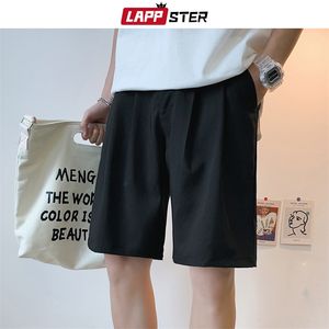 LAPPSTER, pantalones cortos para correr de carga sólida de estilo japonés para hombre, ropa de calle de verano para hombre, pantalones Harem para hombre, 5XL, 210716