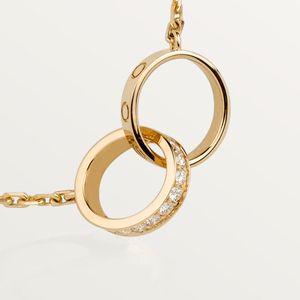 Ronds ronden hanglanke kettingontwerper ketting voortreffelijke eenvoudige diamant ketting aangepaste hanger gouden ketting modeontwerper sieraden vrouw dochter cadeau