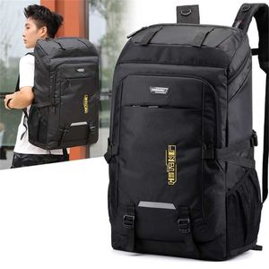 Laptop 80L Waterdichte Outdoor Camping Rugzak Mannen Grote Capaciteit Wandelen Reistas Unisex Bergbeklimmen Klimmen Rugzakken Man 202211