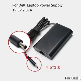Laptop Adapters Opladers 19.5V 2.31A 45W Ac Adapter Voeding Voor Dell Inspiron 153552 Hk45Nm140 La45Nm140 Ha45Nm140 Kxttw batterij Otwtv