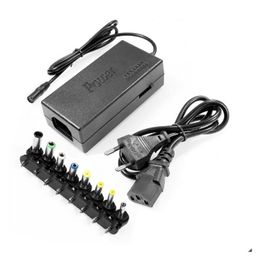 Adaptateurs pour ordinateurs portables Chargeurs Adaptateur d'alimentation Chargeur DC 12V 15V 16V 18V 19V 20V 24V 96W 100W Charge pour Dell Len Toshiba avec Drop Otgdr