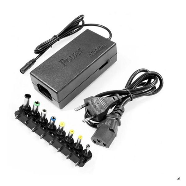 Adaptateurs d'ordinateurs portables Chargeurs CHARGER ADAPTER POWER ADAPTER DC 12V 15V 16V 18V 19V 20V 24V 96W 100W Charge pour Dell Len Toshiba avec dro dhvmo